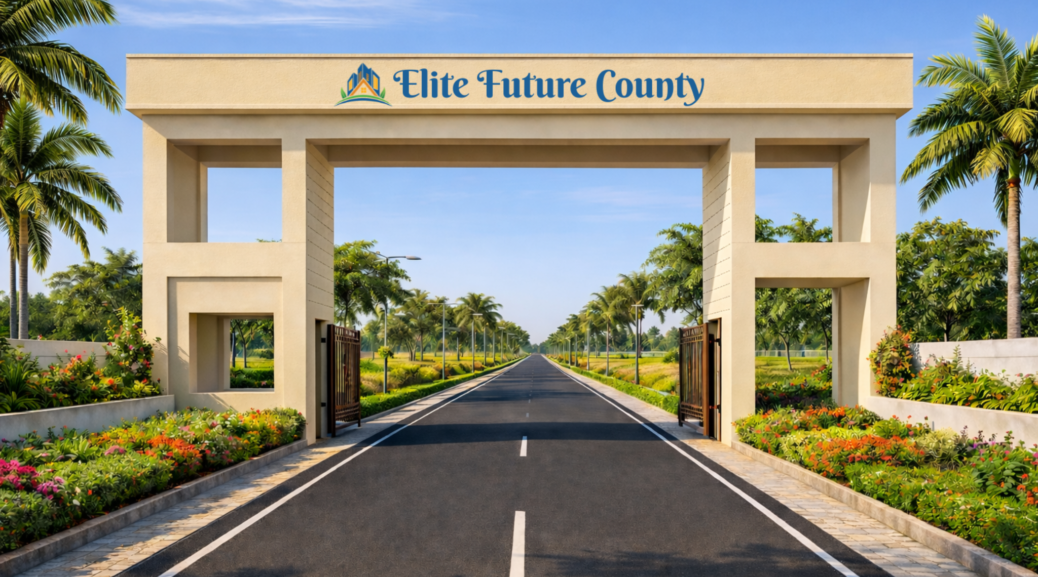 Elite Future County plotted layout project near Bharat Future City at Medipally (Yacharam) with bank loan and spot registration